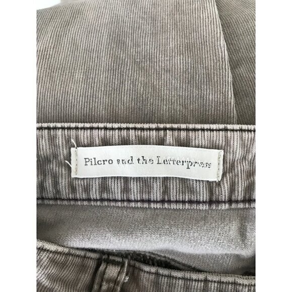 Pilcro & The Letterpress Beige Corduroy Mid Rise Pants Size 27 - Picture 8 of 11